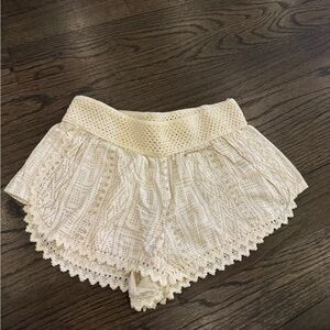 Rip Curl Cream Lace Beachy Shorts